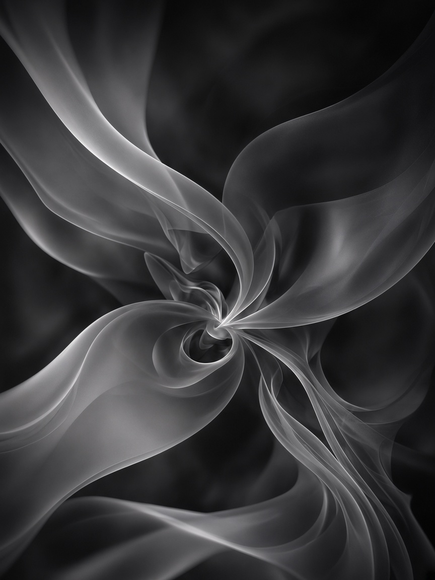 Interwoven flowing forms symbolising collaborative agency culture