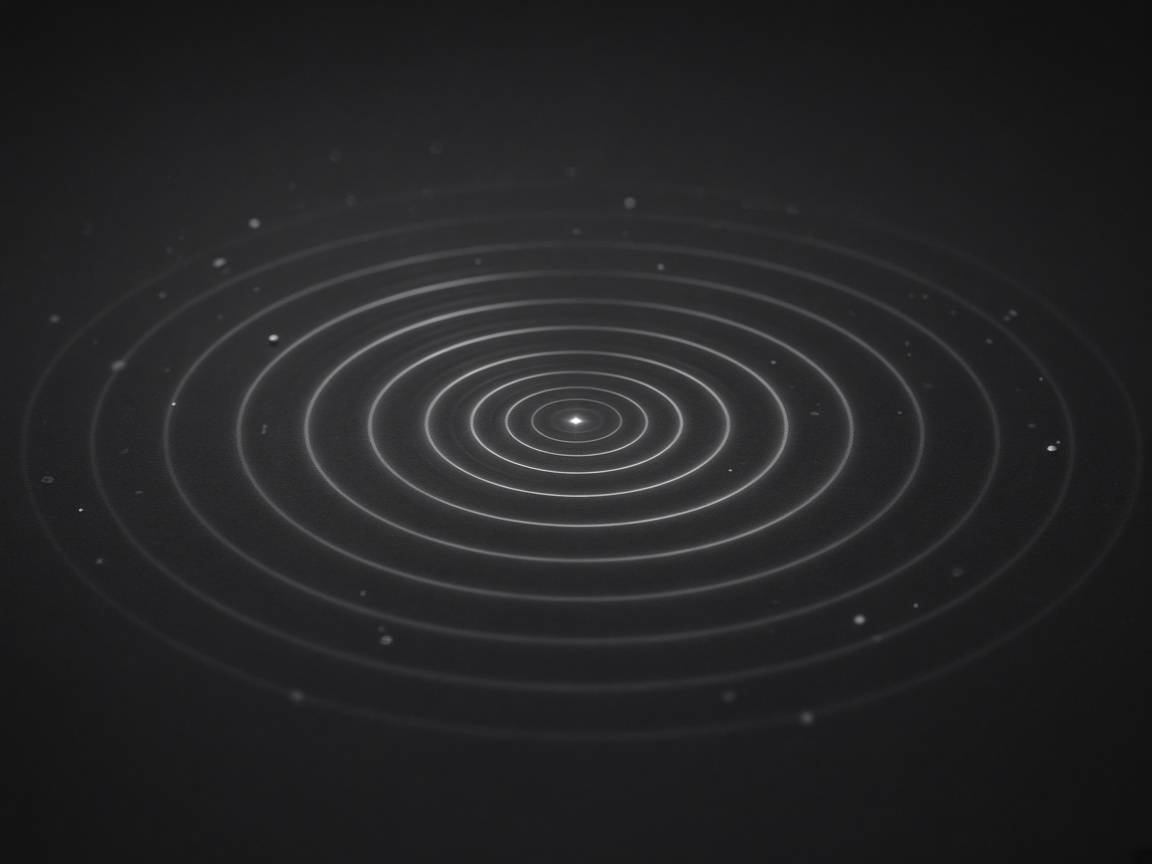 Abstract signal waves representing deep audience and market listening